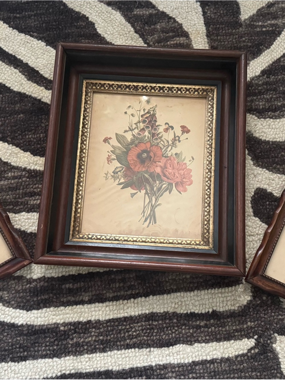Vintage J.L Provost Floral prints (set of 3)